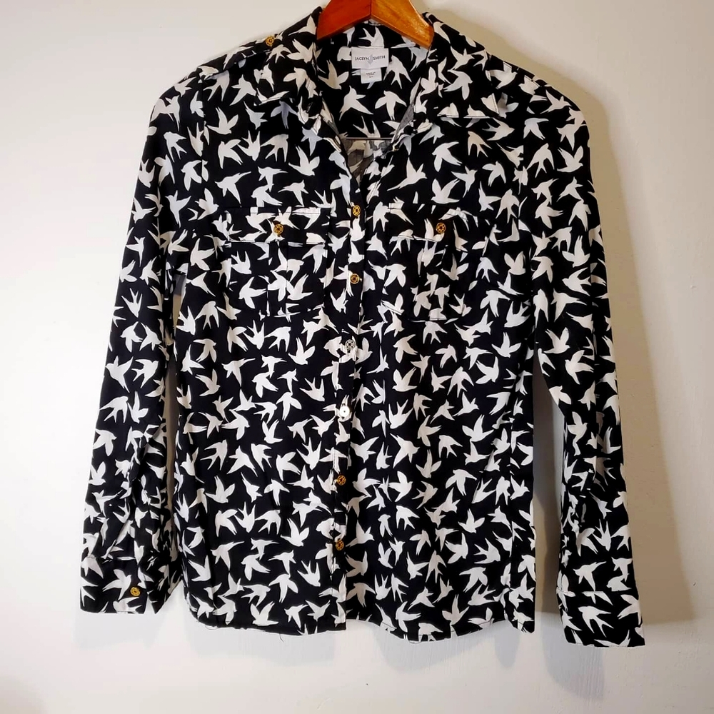 Jaclyn Smith printed blouse